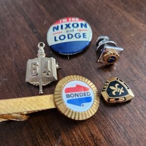 Vintage Political and Lapel Pin Collection